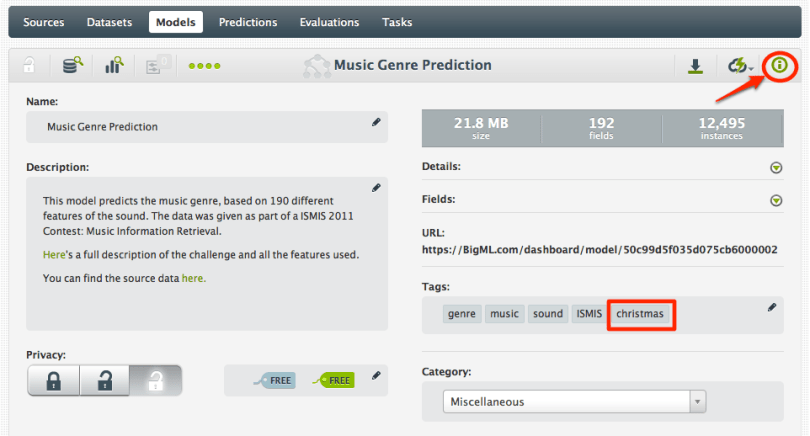 Model 50c99d5f035d075cb6000002 | BigML