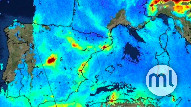 Air Pollution Map Spain