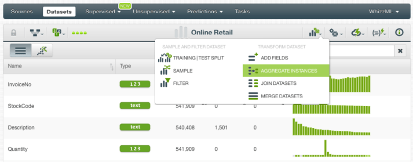 Aggregating Datasets